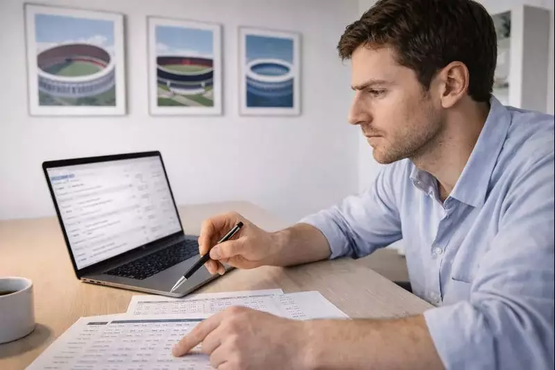 Analista sportivo seleziona partite da diversi campionati europei